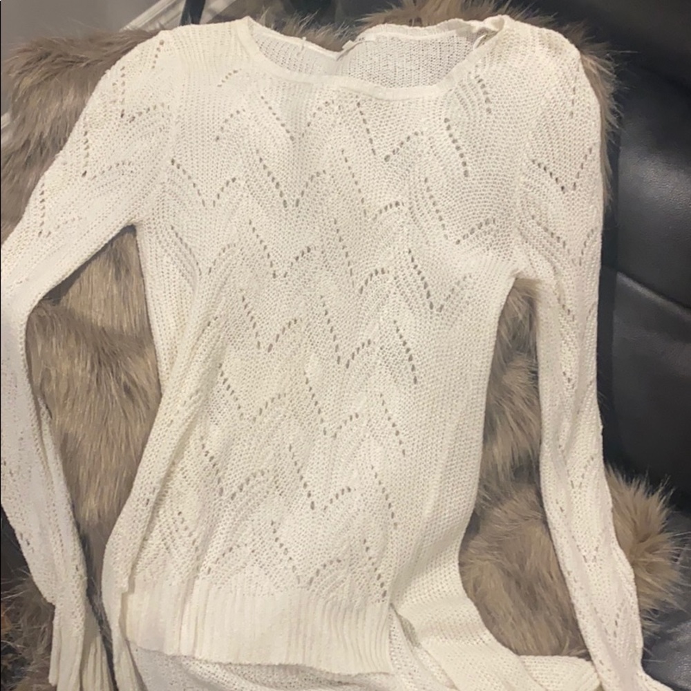 High low sweater